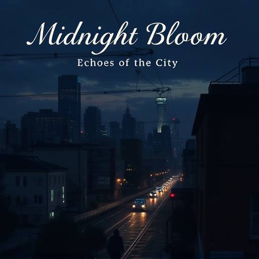 Album cover art for 'Echoes of the City' by Midnight Bloom